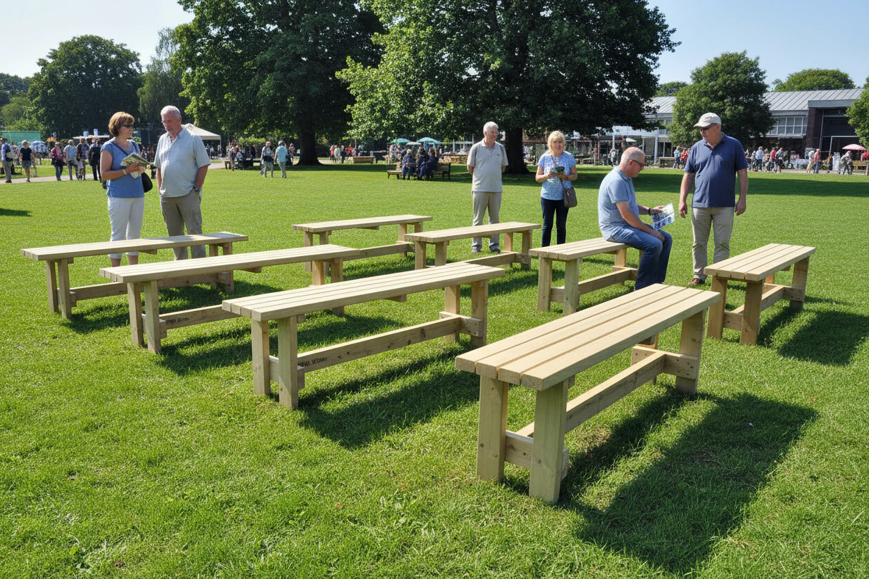 6-PACK - Tuinbank voor volwassenen 180 cm (KING ®) – Image 4